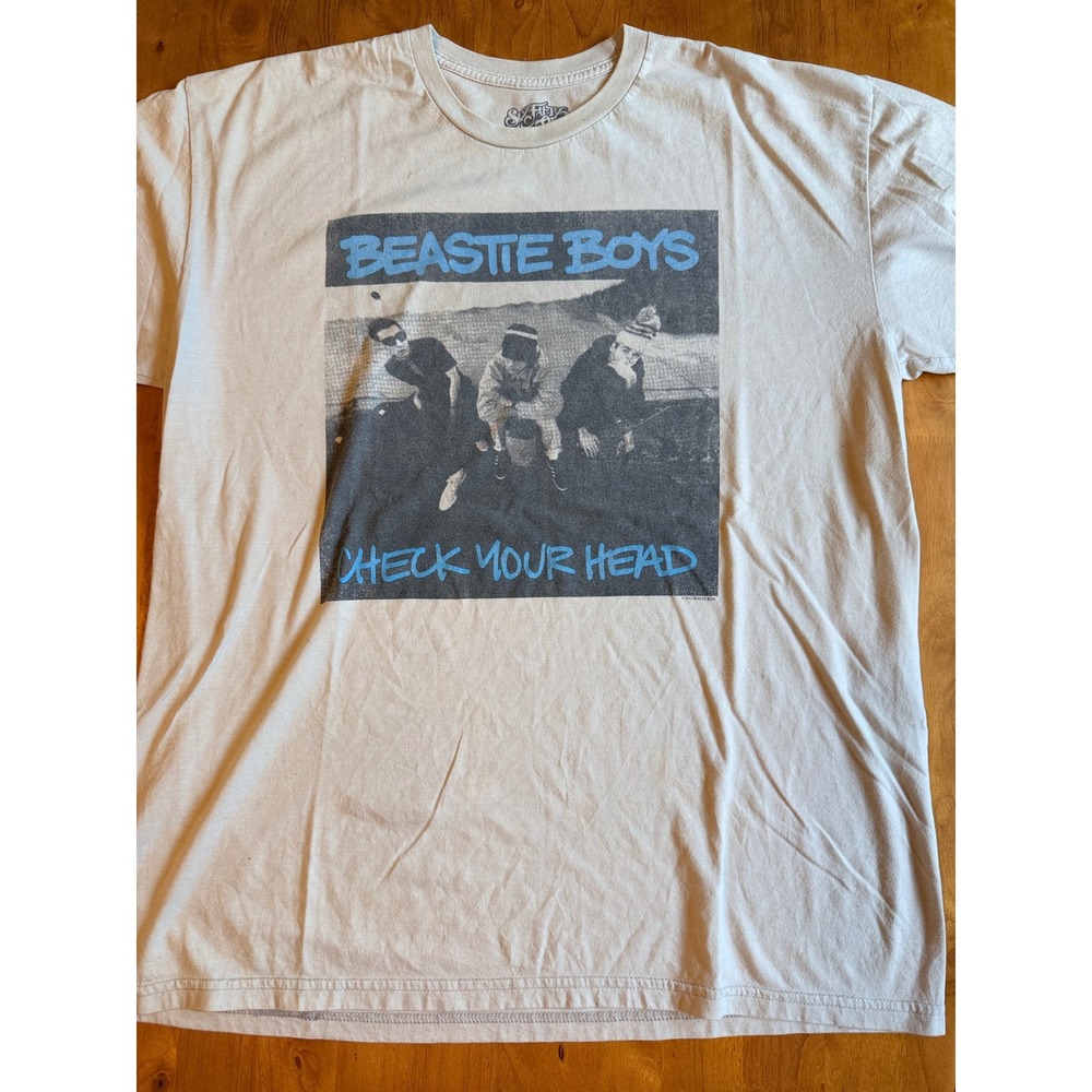 Beastie Boys Check Your Head Graphic T-Shirt Gray Mens XL Six Fifty One 2010